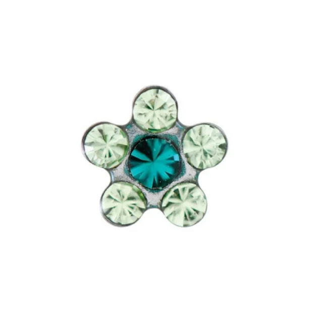 TT-6085W-S Daisy AUG Peridot May Emerald