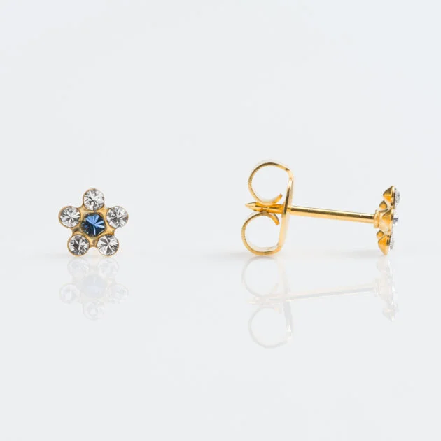 TT-6049 GP Daisy APR Crystal sep Sapphire - Image 2