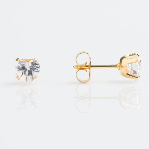Cubic Zirconia Heart 5x5mm - Image 2